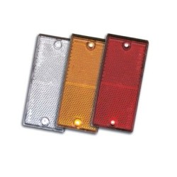 Catarifrangente arancione 107x51mm 2 fori Ã˜ 4mm