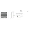 Fanale posteriore dx a LED 12V dimensioni 105,2x42x99,2mm