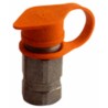 Tappo parapolvere Faster di colore rosso per innesti rapidi faccia piana maschio da M3/8"