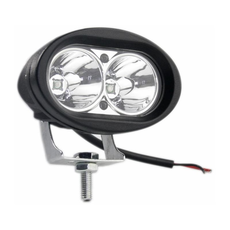 Faro da lavoro a 2 LED a lungo e ampio raggio Spot freddo 10W IP67