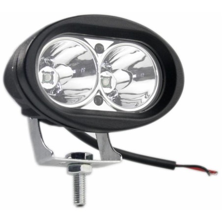 Faro da lavoro a 2 LED a lungo e ampio raggio Spot freddo 10W IP67