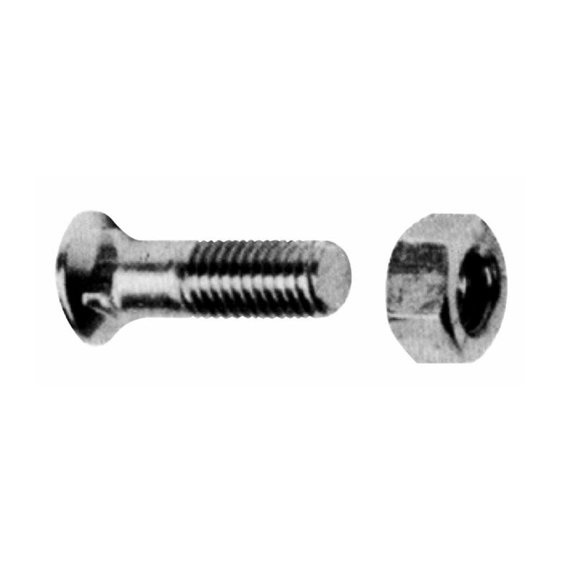 Bullone tspqst 120Â° M12x90mm con dado