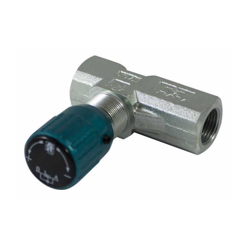Regolatore di flusso unidirezionale da 3/8" in acciaio