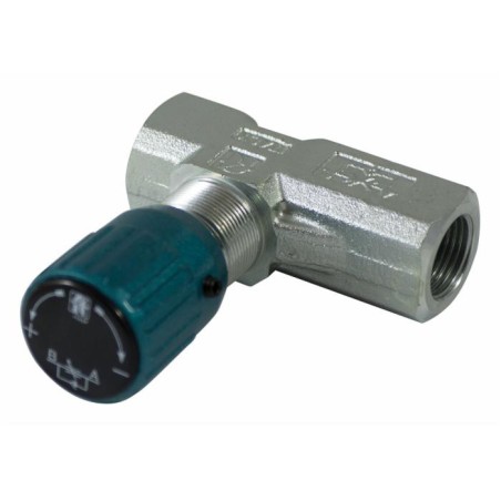Regolatore di flusso unidirezionale da 3/8" in acciaio