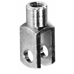 Forcella con foro filettato M8,senza perno