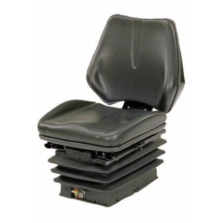 Sedile Small in sky nero con sospensione pneumatica