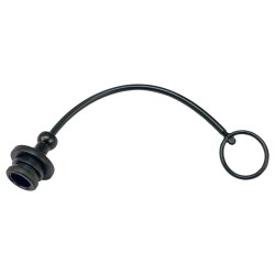 Tappo per innesto rapido nero femmina da M1/2"