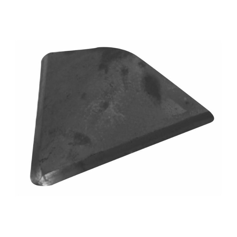Vomerina a saldare larghezza 290mm e lato obliquo 340mm