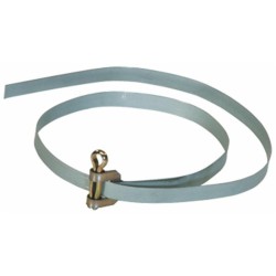 Fascetta a nastro metallico con coppiglia 600x9