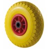 Ruota per carrelli gialla in poliuretano 3.00x4â€ portata 50kg Ã˜ 250mm
