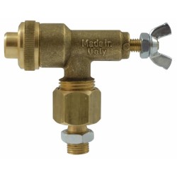 Getto a farfalla con ugello Ã˜ 1,2mm