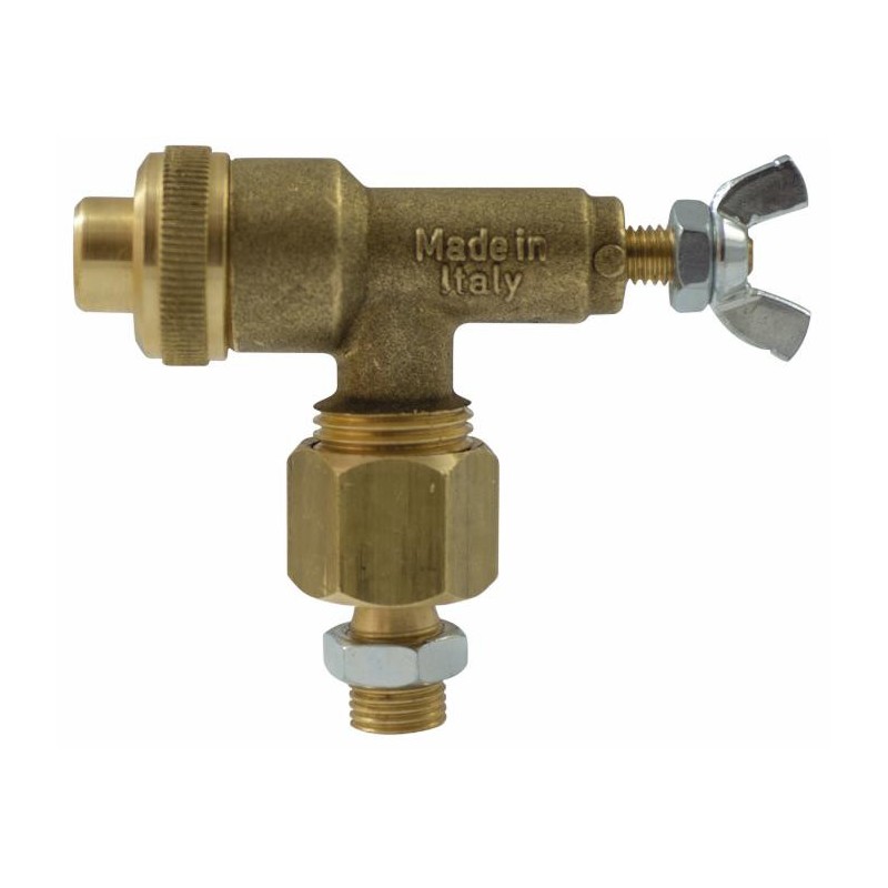 Getto a farfalla con ugello Ã˜ 1,2mm