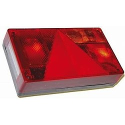 Fanale posteriore alogeno destro 6 funzioni 235x135mm