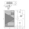 Fanale posteriore alogeno destro 6 funzioni 235x135mm