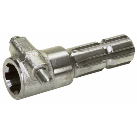 Riduzione per prese di forza con pulsante profilo esterno 1"3/8 interno 1"3/8 21 cave e lunghezza 150mm