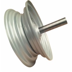 Cerchio verniciato 2,50x8" con albero laterale