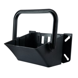 Porta cuneo ferma ruota con raggio 460mm nero