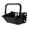 Porta cuneo ferma ruota con raggio 460mm nero