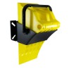 Porta cuneo ferma ruota con raggio 460mm nero