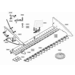 Perno con foro per lama adattabile BCS 59046719