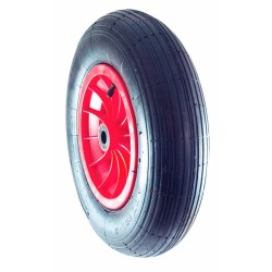 Ruota pneumatica 4,00/4" con mozzo a rullini