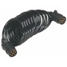 Prolunga cavo spiralato con spine 7 poli da 12V