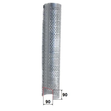 Griglia antiscottatura marmitta Ã˜ 130mm altezza 830mm