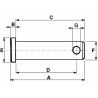 Perno Ã¸16 adattabile a Ford 81824450