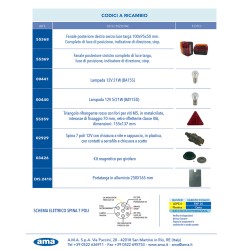 Kit magnetico posteriore 7/2,5m