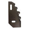 Coltello sinistro per carromiscelatore 189x90x5mm adattabile a Sgariboldi, Giglioli, Storti