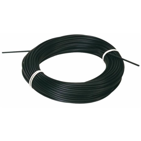 Guaina plastificata nera Ã¸ 13mm