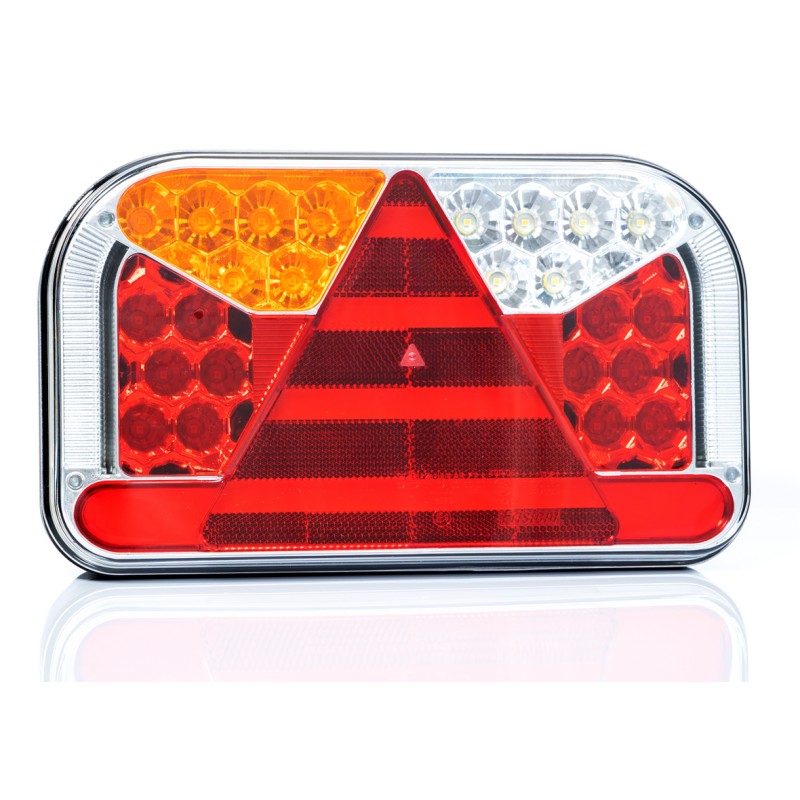 Fanale posteriore sinistro LED 12-36V 240x55x140mm