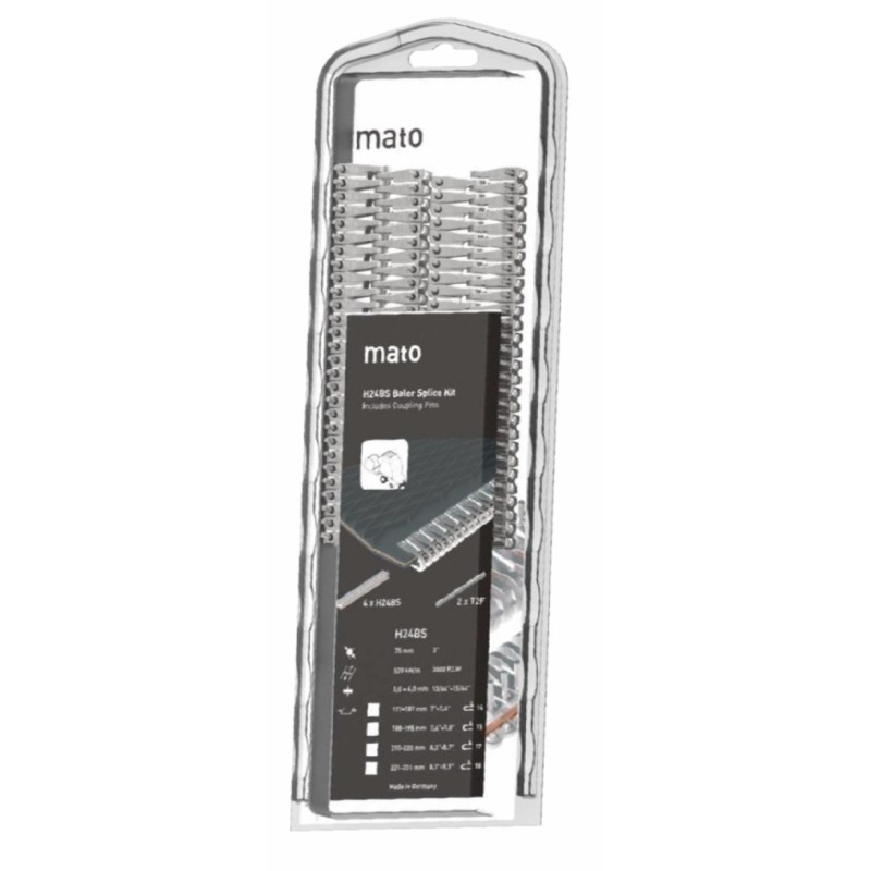 Graffe Mato H24BS per cinghie rotopressa larghezza 177-187mm