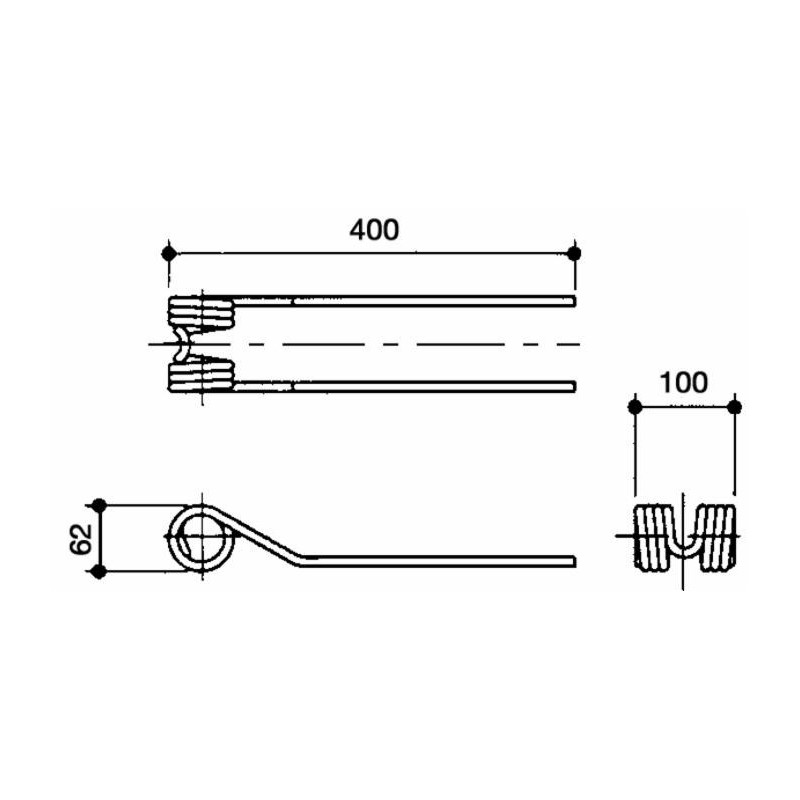 Dente girello adattabile Fontanesi filo 9