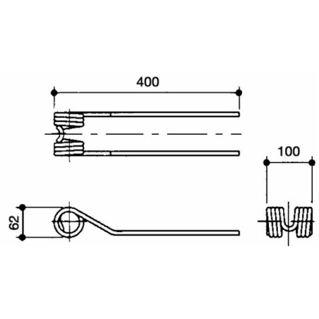 Dente girello adattabile Fontanesi filo 9