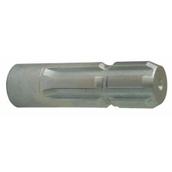 Perno scanalato con profilo interno 23x28x6 e lunghezza 100mm