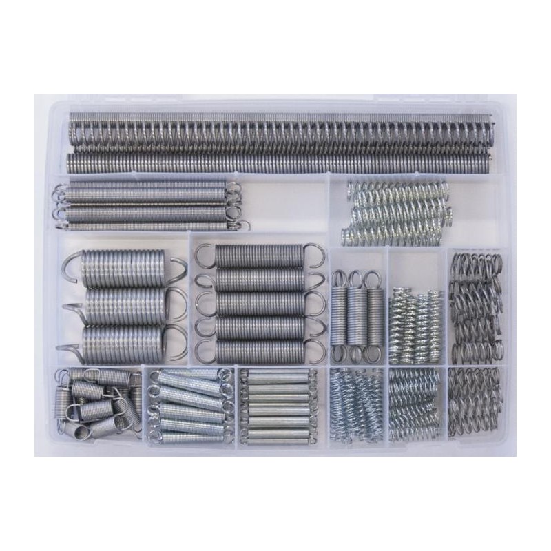 Cassetta assortimento molle trazione e compressione