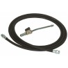 Tubo cm 15o completo di rubinetto e testina