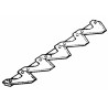 Lama per falciatrice agricola 15 sezioni 3â€ rigate adattabile BCS