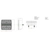 Fanale posteriore sx a LED 12V con 4 funzioni luminose