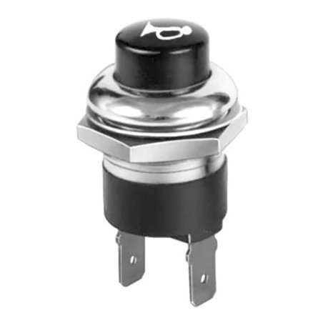 Interruttore a pulsante per avvisatore acustico da 12-24V