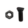Bullone testa ovale M10x30 con dado