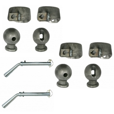 Kit chiocciole a piÃ¹ sfere per rimorchio Ã˜ 78mm