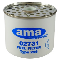 Filtro nafta e gasolio adattabile al riferimento originale Fiat 1909100 CAV basso 296
