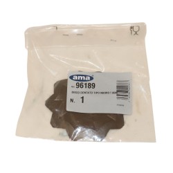 Coltello dentato Ã˜ 95 foro quadrato 11x11mm per trincia