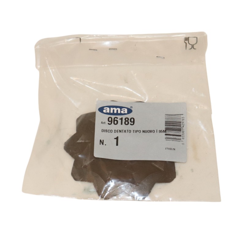 Coltello dentato Ã˜ 95 foro quadrato 11x11mm per trincia