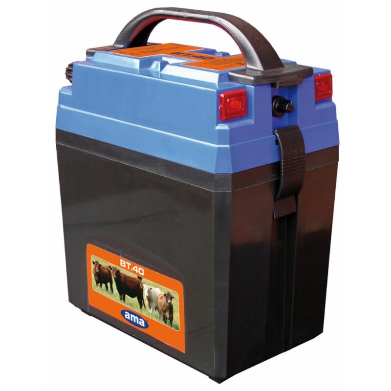 Elettrificatore per recinti Ama BT40 a batteria da 9/12 V
