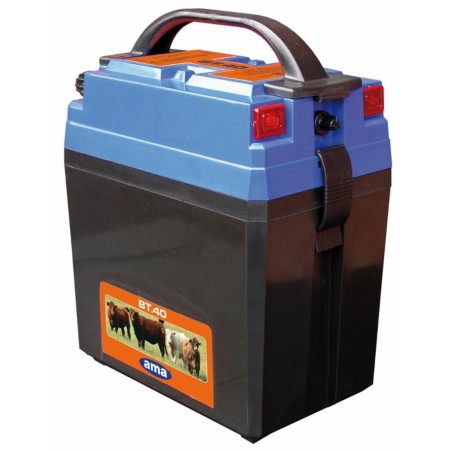 Elettrificatore per recinti Ama BT40 a batteria da 9/12 V