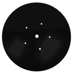 Disco frangizolle per aratro con Ã¸ 610mm spessore 6mm e foro centrale di 26mm