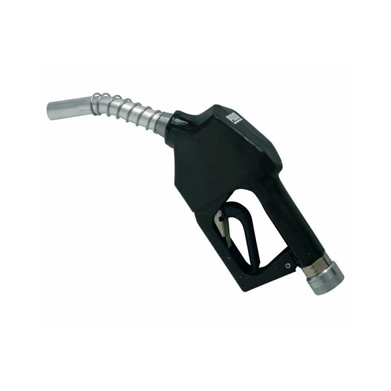 Pistola per travaso carburante con blocco del flusso